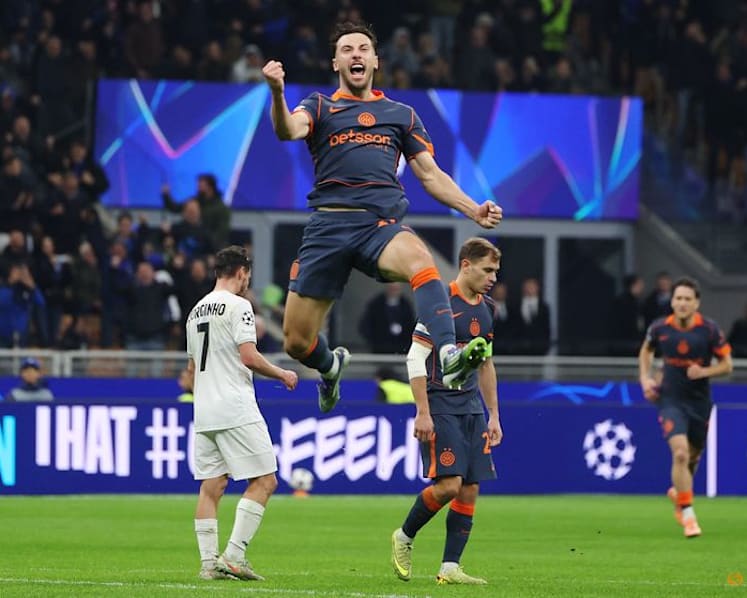 Inter battle past Kairat 2-1 to stay perfect in Champions League