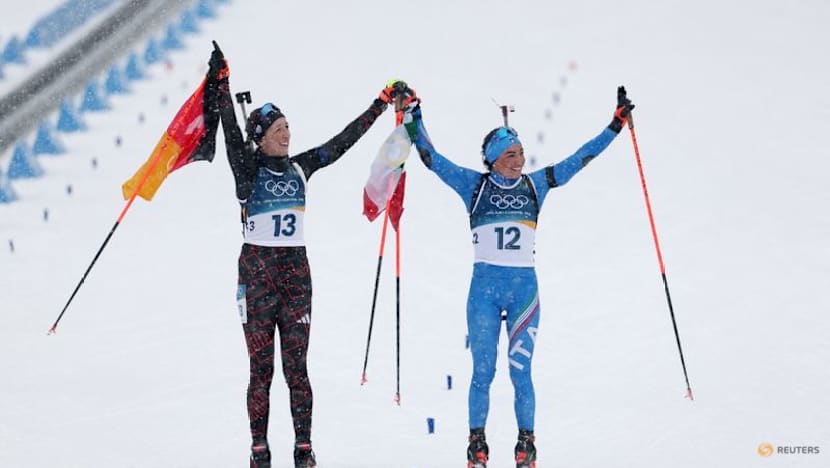 Biathlon-Italy's Wierer brings down curtain on career with last hurrah