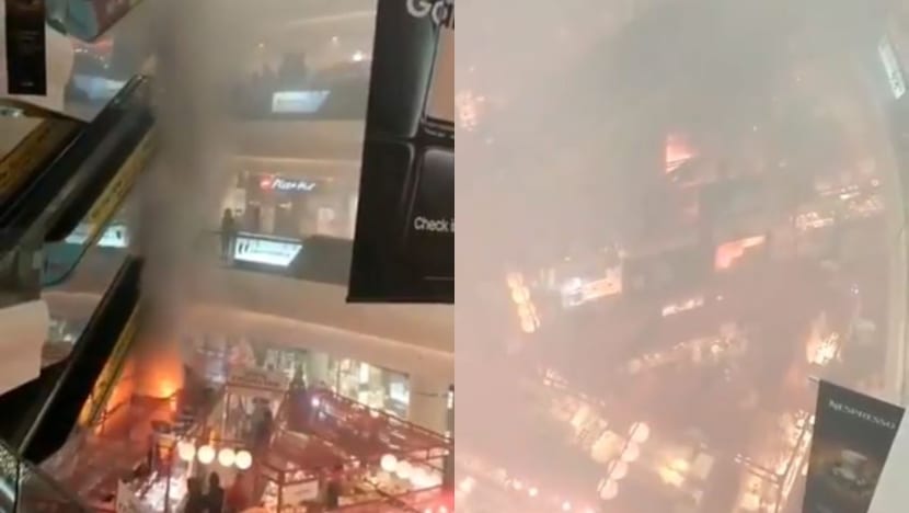 Tampines Mall evacuated, temporarily closed after fire at food fair