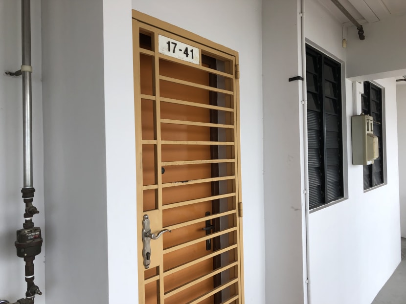 The decomposed body was discovered after police gained entry into the unit through the services of a locksmith. Photo: Alfred Chua/TODAY The decomposed body was discovered after police gained entry into the unit through the services of a locksmith. Photo: Alfred Chua/TODAY