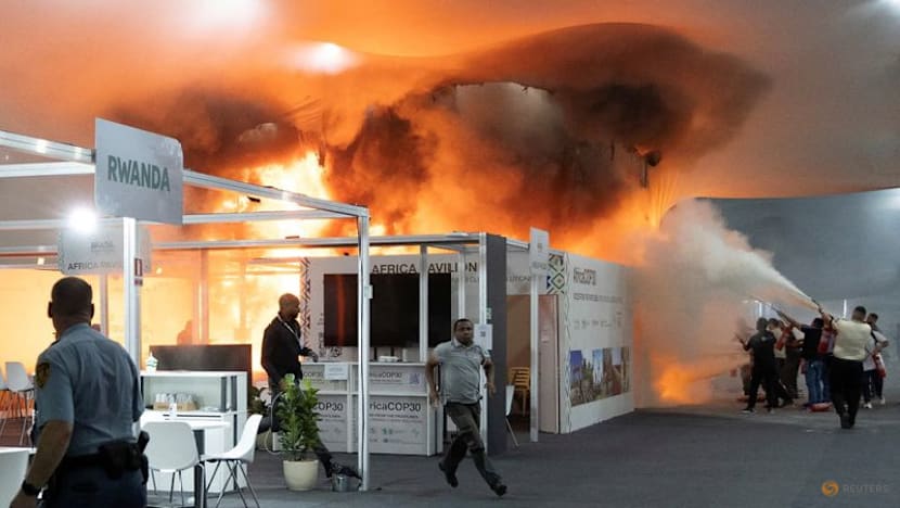 COP30 climate summit evacuated after fire disrupts negotiations