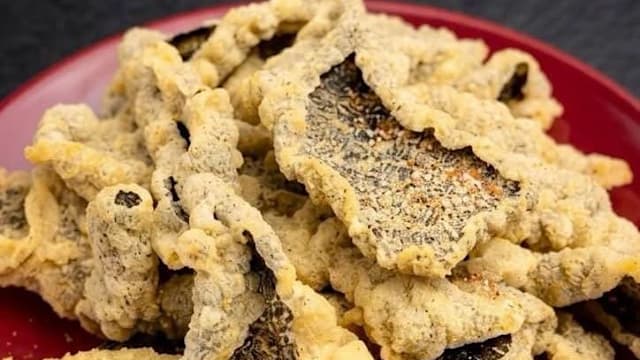 食谱：素芝士鱼皮