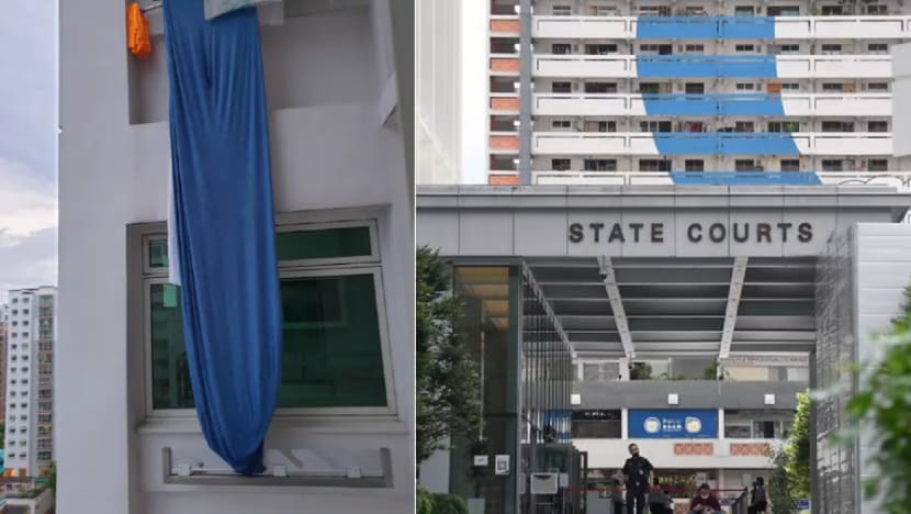 Smoker sues upstairs neighbour for S$60,000 for throwing items on air-con ledge, hanging laundry in two-way dispute