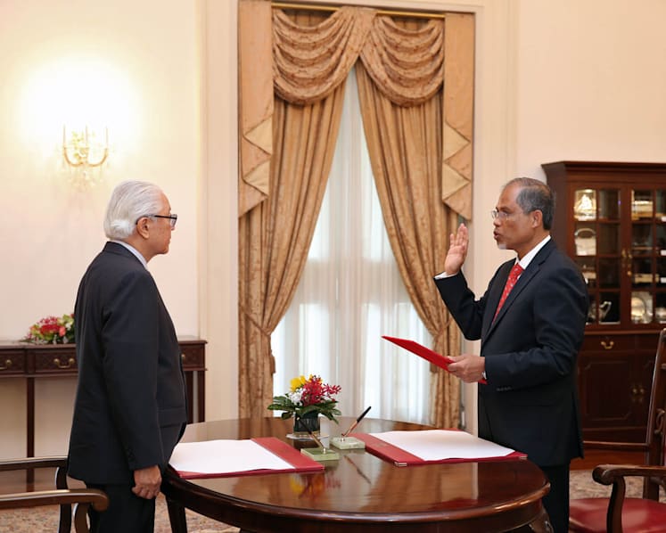 Mr Masagos Zulkifli sworn-in as a full minister