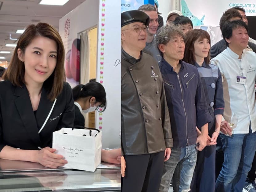 Jeanette Aw 'really moved' by Singaporeans who showed up to support her chocolate pop-up booths in Japan Jeanette Aw 'really moved' by Singaporeans who showed up to support her chocolate pop-up booths in Japan