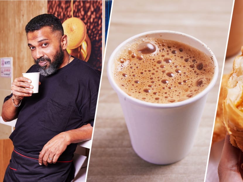 Actor "Good At Playing The Villain" Serves Shiok Teh Halia & Curry Puffs At Tiny Shop In Suntec