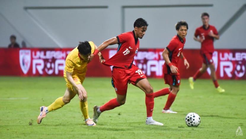 Late Ilhan Fandi stunner gives Lions win over Cambodia in ASEAN football championship opener