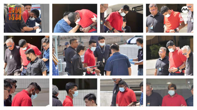凯煌酒店命案11名被告被押回现场还原案情 