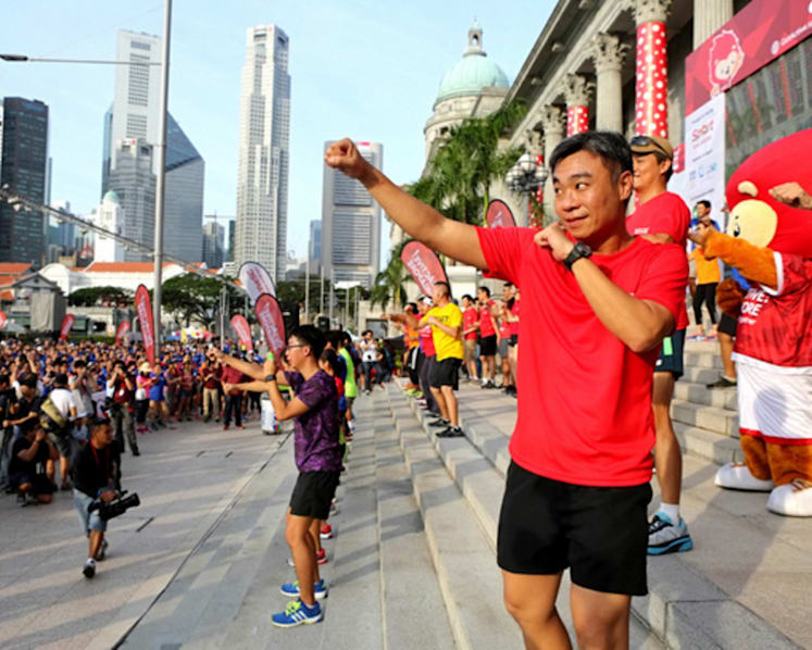 Singaporeans get set to sweat as bigger GetActive kicks off