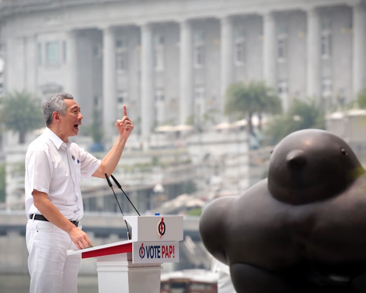 PAP holds GE2015 lunchtime rally