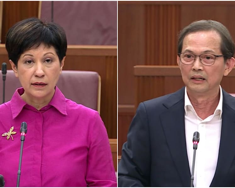 Indranee and Leong Mun Wai clash in parliament over Singapore's fertility rate