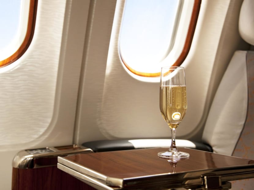 Which airline serves the best champagne?