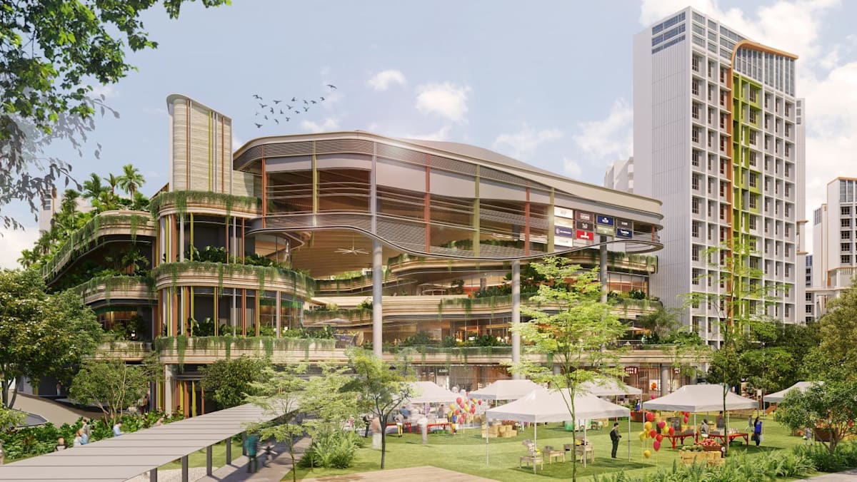 Tengah’s second neighbourhood centre to feature supermarket, food court and wellness trail