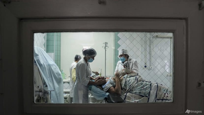 Ukrainian maternity ward moves to basement for shelter