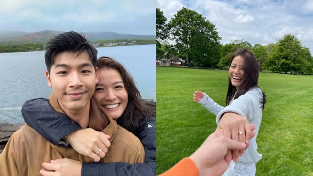求婚计划好事多磨　程家颉在英国成功套牢女友