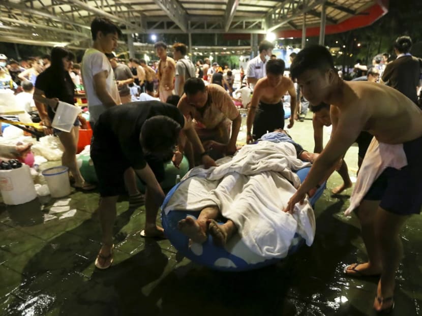 More than 500 injured as fire hits Taiwan water park party More than 500 injured as fire hits Taiwan water park party