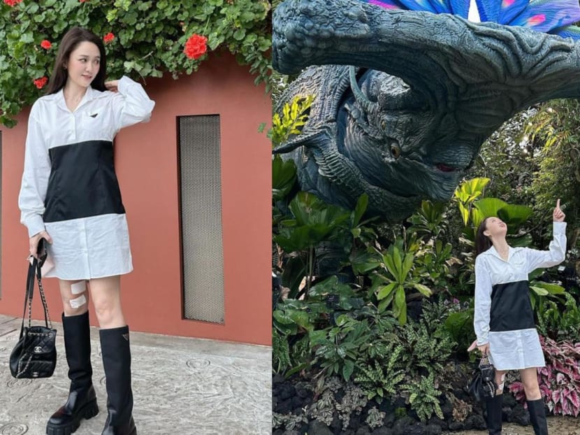 Taiwanese Actress Joe Chen, 43, Visits Gardens By The Bay And The Museum Of Ice Cream On Her Trip To Singapore