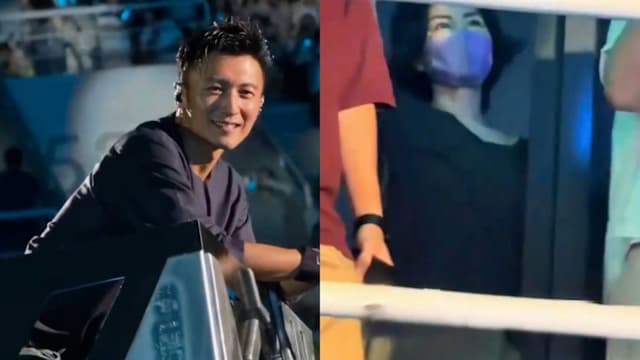 现身谢霆锋演唱会，王菲化身“迷妹”挥舞荧光棒