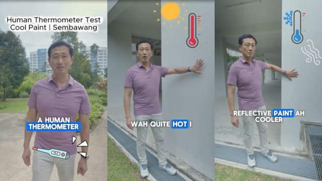 一摸就知有没有！ 部长亲测隔热涂料 温度可降多达摄氏5度