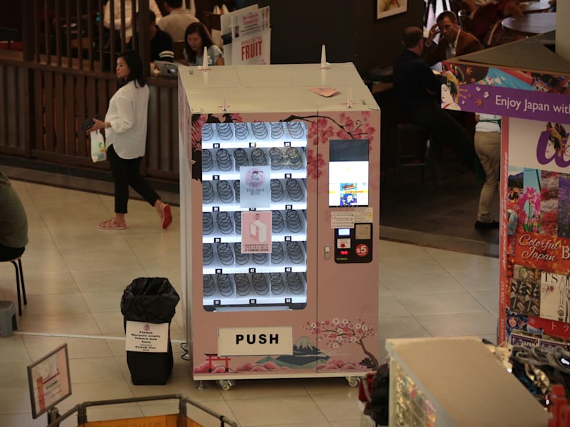 A bit much to clamp down on vending machines with random prizes when they provide innocent fun