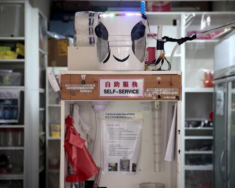 Help yourself: Provision shop at Hougang has no shopkeeper