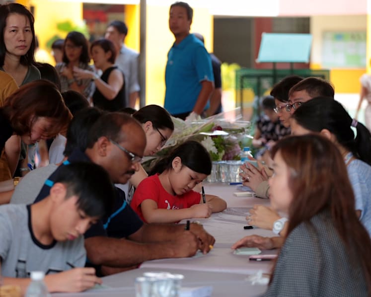 Sabah quake: Visitors stream in to show support at Tanjong Katong Primary School