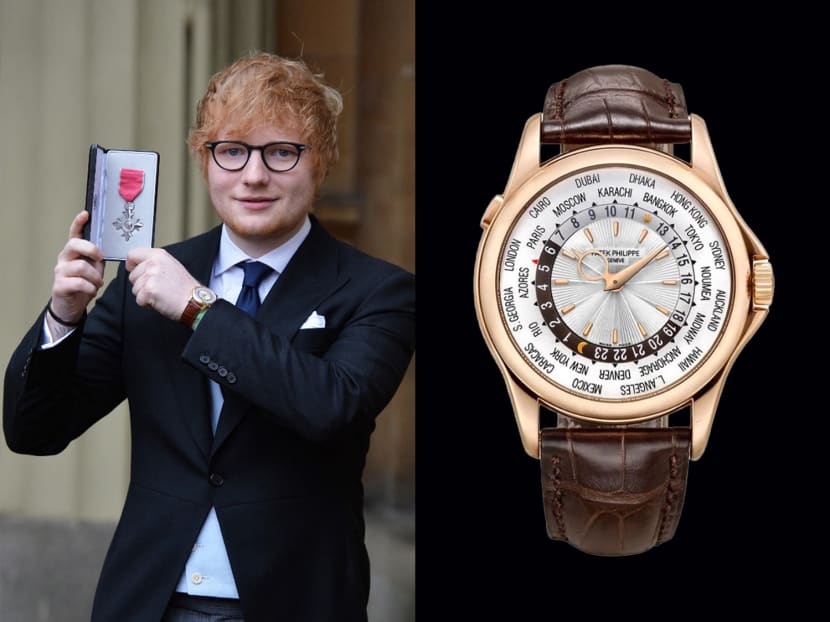 A peek into Ed Sheeran s watch collection worth over S 8 million CNA Luxury