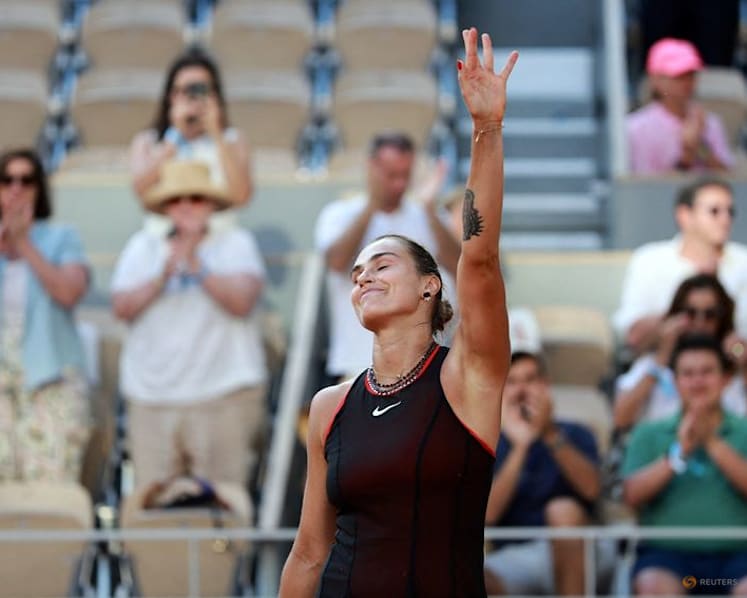 Top seed Sabalenka survives first set wobble to beat Jacquemot