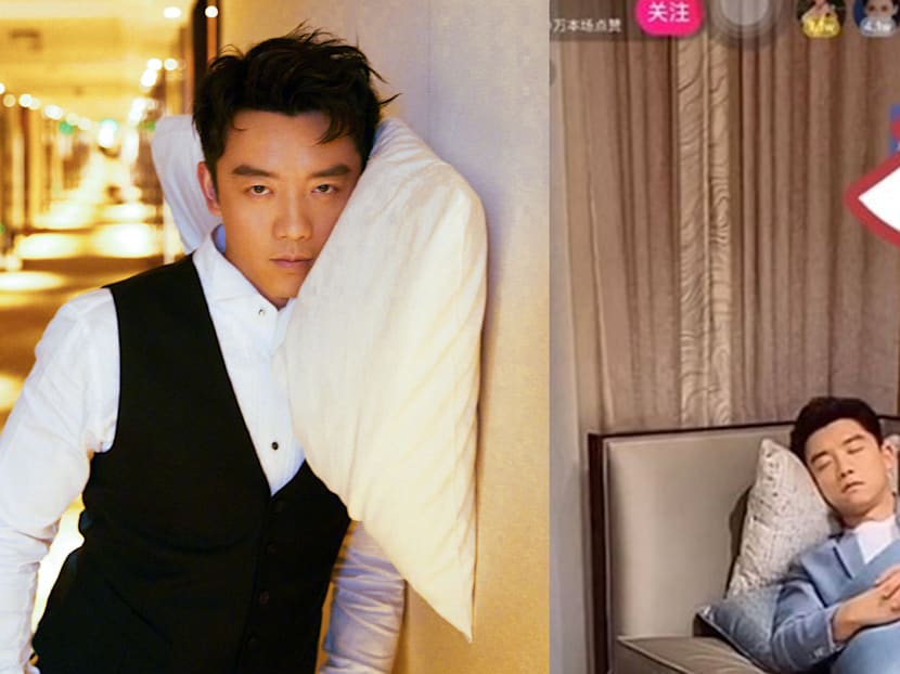 Chinese Star Zheng Kai Fell Asleep During A Live Stream While Being Watched By Over 140K People