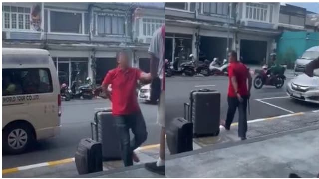 普吉岛旅游车赶游客还要打人 泰国警方：被赶的是狮城游客