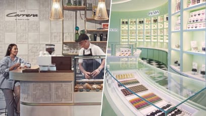 Shop & Eat At 17 Cafes & Restaurants Inside Fashion Boutiques & Car Showrooms Like Prada 
