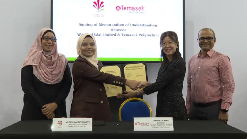 Warees, Politeknik Temasek meterai MOU; bina keupayaan industri untuk ekosistem halal yang mampan