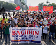 Thousands protest in Philippines against flood control fraud
