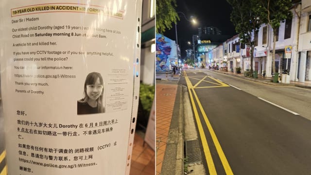 19岁女子车祸身亡 家人贴告示寻目击者