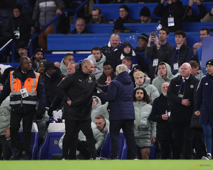Chelsea fined 150,000 pounds over bottle thrown towards Villa's technical area