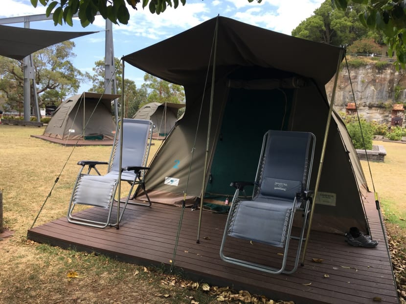 Glamping on Cockatoo Island