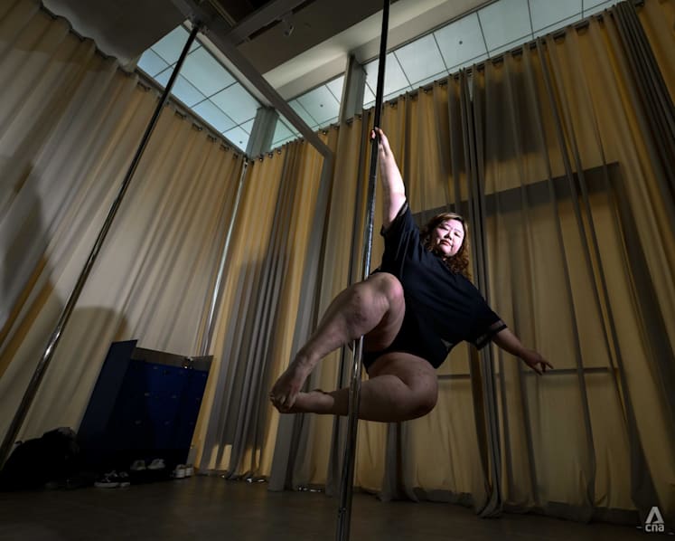 Excuse me, are you a pole dancer? Singaporeans defy stereotypes about who can take part