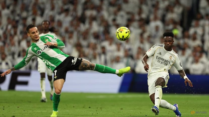 Garcia hat-trick helps Real Madrid beat Betis 5-1 to cut gap on Barcelona