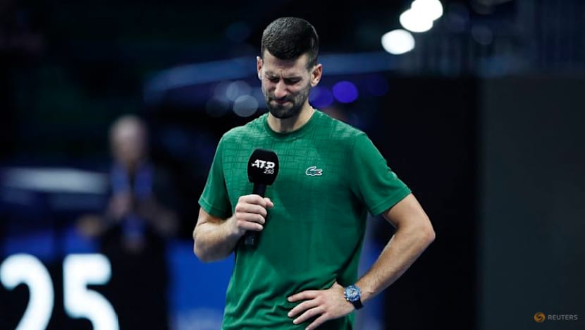 Djokovic in tears after tribute to late coach Pilic in Athens