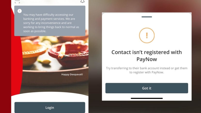 OCBC digital banking services resume after 'technical issues' affect PayNow, funds transfers OCBC digital banking services resume after 'technical issues' affect PayNow, funds transfers
