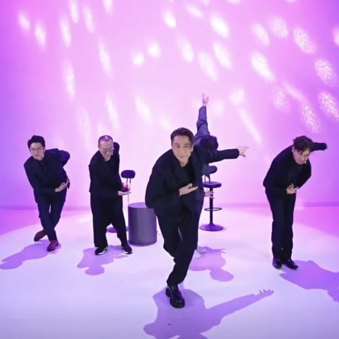 明星男团吴卓羲、王浩信、欧阳震华、郭晋安独特跳舞风格，尴尬如复健现场