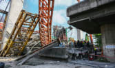 Expressway bridge under construction in Bangkok collapses, killing at least 5 people