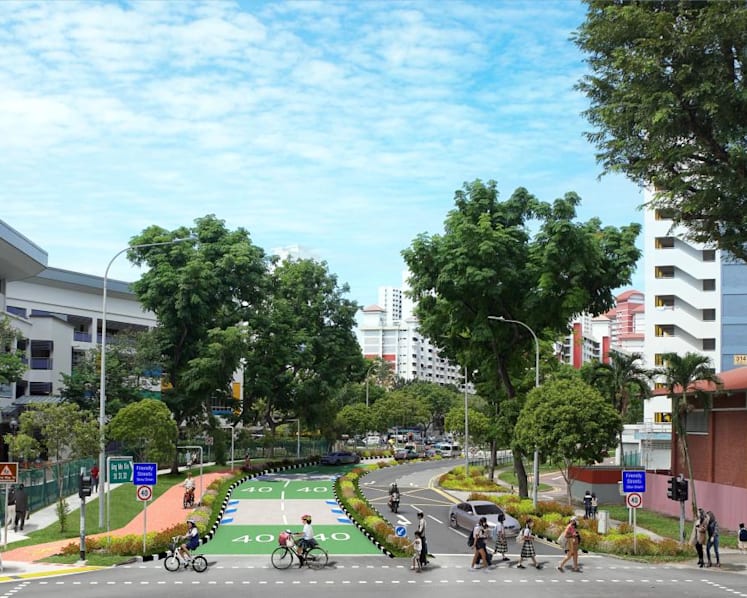 From Tampines to Toa Payoh: 5 neighbourhoods to pilot 'Friendly Streets' with wider paths and 'calmer traffic'
