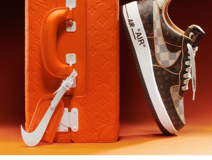 Louis vuitton nike off white sales