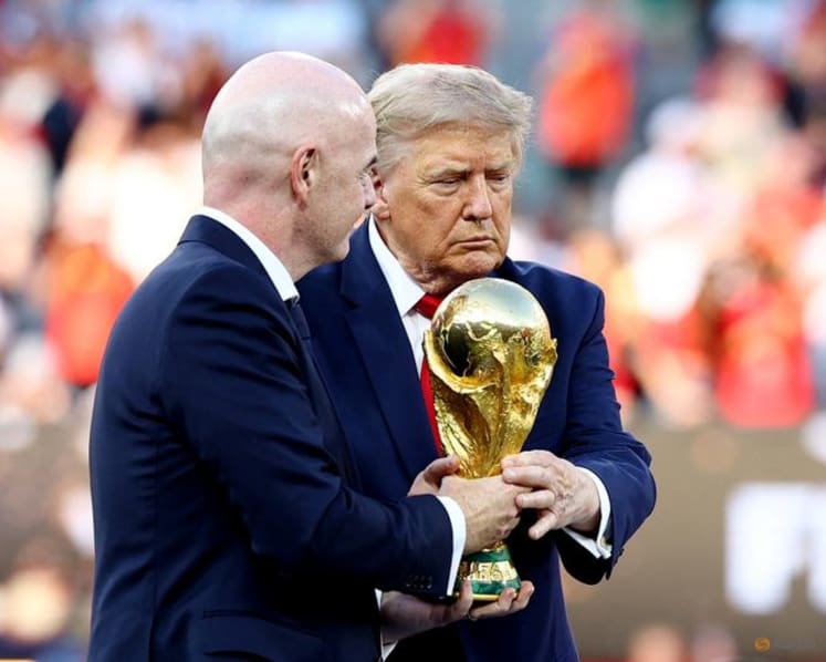 Trump draws attention at World Cup final as scrutiny lingers