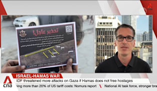 Israel drops evacuation leaflets in Gaza threatening 'mighty hurricane' of attacks