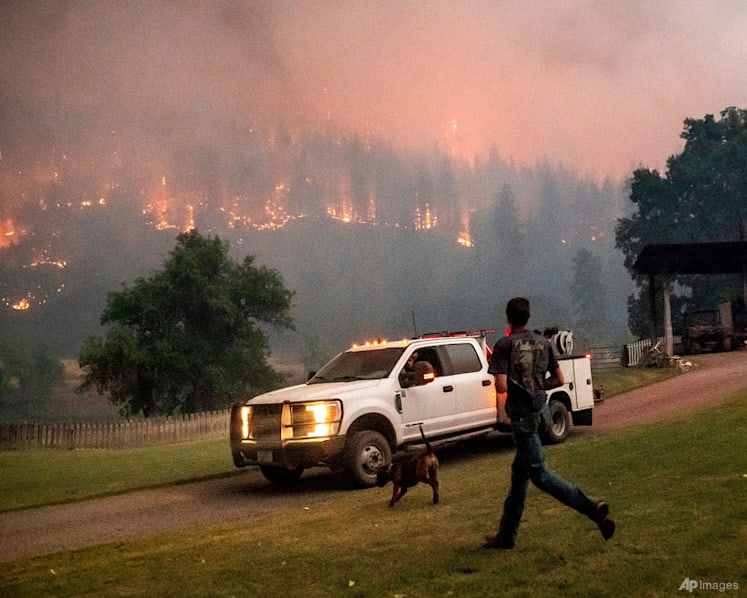 Heat, wind threaten to whip up growing western US wildfires