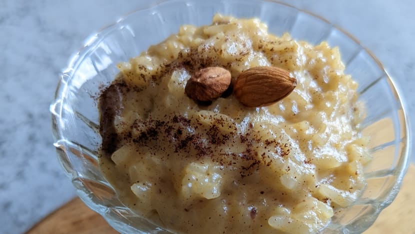 Olah sisa nasi jadi puding pencuci mulut; mudah dan lazat