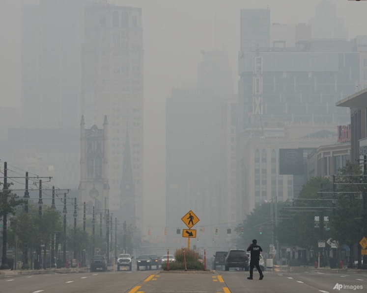 Hazardous Canadian wildfire smoke choking millions in US