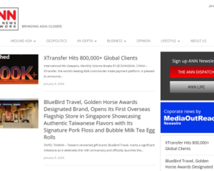 Media OutReach Newswire and Asia News Network (ANN) Form Corporate News Release Partnership